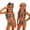 Light Blue, variant on 4th of July Girl's 2 Piece Swimsuit Set American Flag Cute Bathing Suit Scoop Neck Independence Day Bikini Sets
