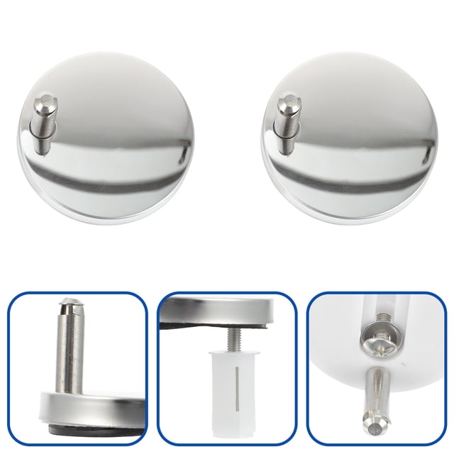 unbranded 4Ud Tornillos De Fixación Para Asiento De Inodoro Plata Resistente Y Profesional