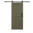 thumbnail image 2 of Montana PVC Barn Door fits Size 36"wide x 84"high - Kit *Requires Assembly* Heather Grey Color, 2 of 3