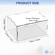 thumbnail image 3 of Caja de Exhibición de Acrílico de 1 Paquete, 7.9x5.9x3.9 Pulgadas/20x15x10cm Caja de Exhibición Transparente de Acrílico con Base de Madera Negra [Blanco, Transparente], 3 of 6