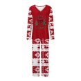 thumbnail image 4 of Xihbxyly Christmas Pajamas for Women, Women's Christmas Printed Pajama Set for Daily Home Wear Two-Piece Pajama Set with Pocket, 4 of 4