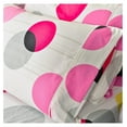 thumbnail image 4 of Ultra-Soft Microfiber Sheet Set - Double Brushed - Wrinkle and Stain Resistance - Fit 14 inches Deep Pocket - 6 Pieces Set (Queen, Multi Circles), 4 of 7
