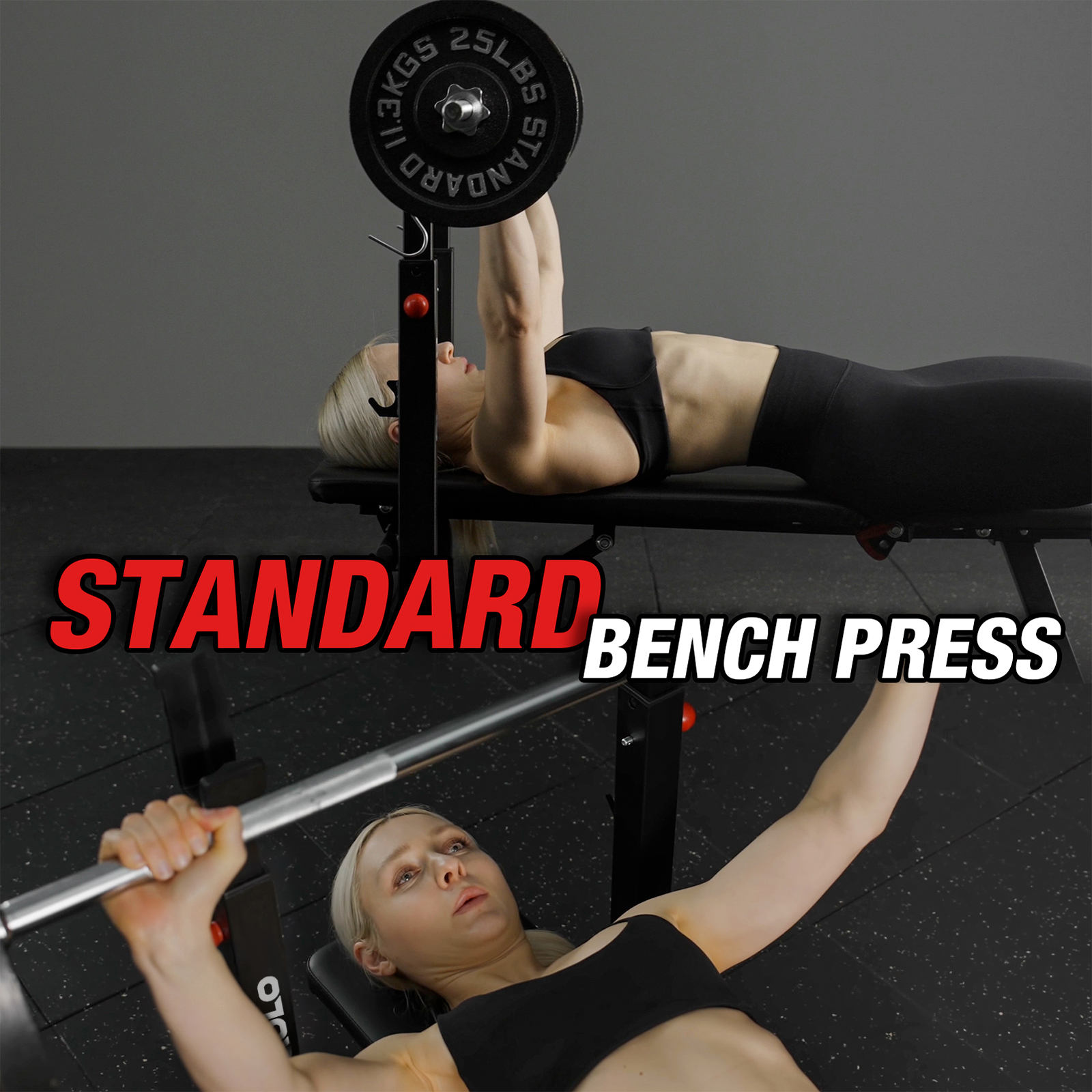 Mikolo Adjustable Weight Bench with Squat Rack, 660 lbs photo 8