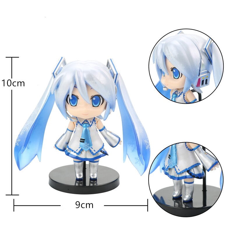 Figuras De Anime Hatsune Miku - Pack De 2 Figuras De PVC De 10-11 Cm - Decoración Para Tartas, Escritorios O Colección - Regalo Perfecto Para Fans Del Anime