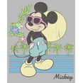 thumbnail image 2 of Men's Mickey & Friends Retro Tropical Vacation Pull Over Hoodie Athletic Heather 3X Large, 2 of 4
