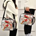 thumbnail image 5 of Insulated Lunch Bag 6L Leak-Proof Lunch Box with Shoulder Strap Multiple Pockets Lunch Tote Golden Carp, 5 of 9