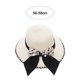 thumbnail image 2 of Sombrero de paja de verano para mujer, con circunferencia de 56-58 cm, para playa, exterior, con lazo, de ala grande, protector solar, 2 of 5