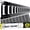 Powder Coated Black, variant on DC Cargo Etrack Rails 4' Horizontal Black Powder Coated E Track Rail 10-pack