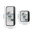 thumbnail image 5 of SEANATIVE Refrigerator Door Handle Covers Set of 6 Protective Waterproof Kitchen Electrical Appliance Decor Handles for Fridge, Microwave, Oven, Kitchen Cabinet, Daisy Butterfly Gray, 5 of 7