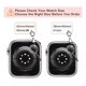 thumbnail image 2 of 2pcs Correa Acero Para Apple Watch Series 9 8 7 Se 6 5, 2 of 8