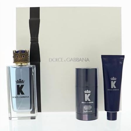 K King 3.3 Eau De Toilette Spray by Dolce & Gabbana Gift Set for Men