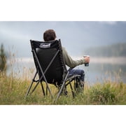 Coleman Comfortsmart Suspension Adult Camping Chair, Black