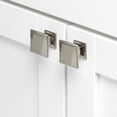 thumbnail image 3 of GlideRite 1-1/4 in. Square Twisted Drawer Cabinet Knob, Satin Nickel - 5865-SN, 25 Pack, 3 of 4