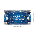 thumbnail image 3 of Glitter Design Retirement Banner Sparkling Balloon Decorative Stars for Retirement Party Indoor Event Celebration, 3 of 8