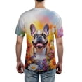 thumbnail image 5 of Welcome Spring Summer French Bulldog Portrait Flower Blue Sky All Over Print 3D Shirt Unisex Merch Dog Lover Gifts - 12001, 5 of 6