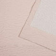 thumbnail image 4 of Nicole Miller Textured Matelassé Hidden Tab/Rod Pocket Top Light Filtering Curtain Panel Pair, 50"x108", Blush, 4 of 7