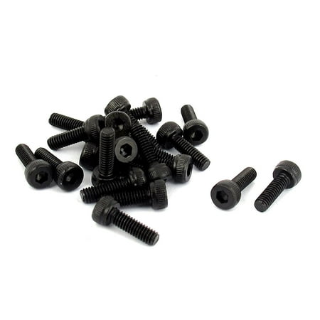 

Uxcell M2.5 x 8mm 12.9 Alloy Steel Machine Bolt Hex Socket Head Cap Screws Black (20-pack)