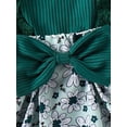 thumbnail image 5 of Gupgi 0-18M Baby Girls Irish Romper Dress Lace Sleeve Four Leaf Clover Plaid Romper with Headband, 5 of 9
