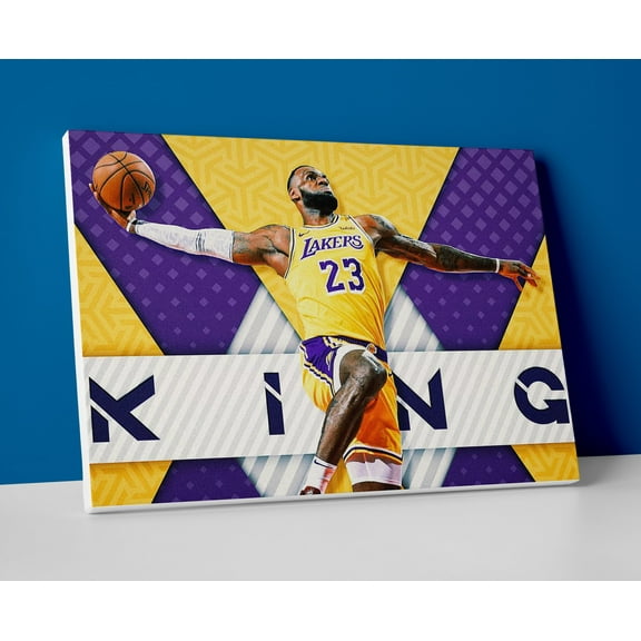 Lebron James King Poster or Wrapped Canvas