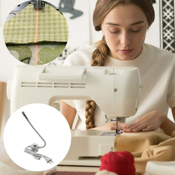 SewPro Guide de Vision Laser, Lumière de Quilting pour Machine à Coudre, Point, Ligne Droite, Croisé, Notion de Couture et de Quilting Innovante pour Couture Précise (Laser Droit), Blanc