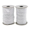 thumbnail image 2 of 50 yards White Sewing Snap Tape 8mm Round Buttons Zipper ner Baby Lingerie Teddy Crotch Sewing DIY, 2 of 7