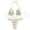 Khaki, variant on Bikinis Swimsuit Set for Women Swimwear Triangle Bathing Suit Tie String Thong Women's Fashion Printed Comfortable Loose Swimsuit Top Blouse Casual Attractive Khaki L