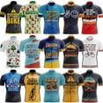 thumbnail image 2 of 17 nuevos estilos de maillot de ciclismo de verano V19 para hombre, maillot reflectante de manga corta para ciclismo de montaña y descenso, ropa para equipos profesionales, 2 of 5