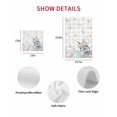 thumbnail image 7 of Easter Bunny Kitchen Dish Towels for Drying Dishes Set of 3, Blue Easter Eggs Spring Floral Grey Plaid Waffle Weave Microfiber Hand Tea Bathroom Towels Quick Dry & Absorbent Towel 12x12, 7 of 7