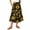 Black, variant on WTOBBY Vacation Style Floral Pleated Skirt Women's Drawstring High Waist Long Skirt Lightweight Summer Beach Skirt Tiered Flowy Boho Skirt with Elastic Waistband,Black L