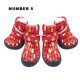 thumbnail image 1 of Worallymy zapatos navideños para perros botas deportivas de costura botas cálidas de lana difusa tela de gamuza transpirable Worallymy JD735924555, 1 of 7