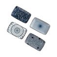thumbnail image 2 of Juego de 4 platos de sushi para servir, platos japoneses de fácil limpieza, modernos y rectangulares para charcutería, aperitivos, fiestas y bodas., 2 of 9