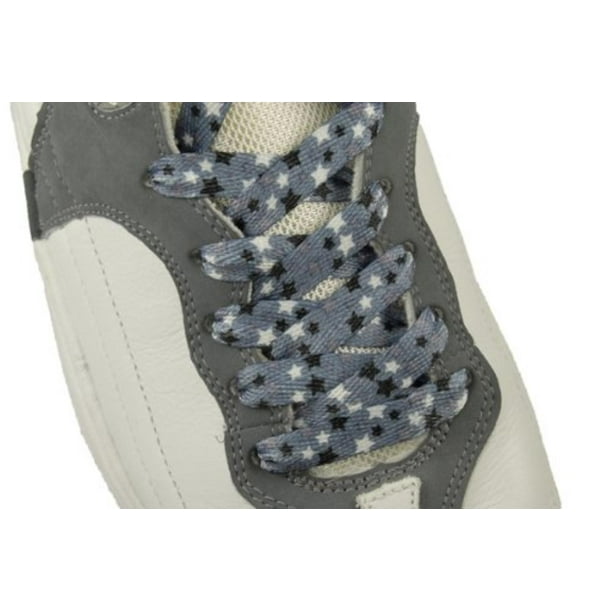 gray flat shoelaces