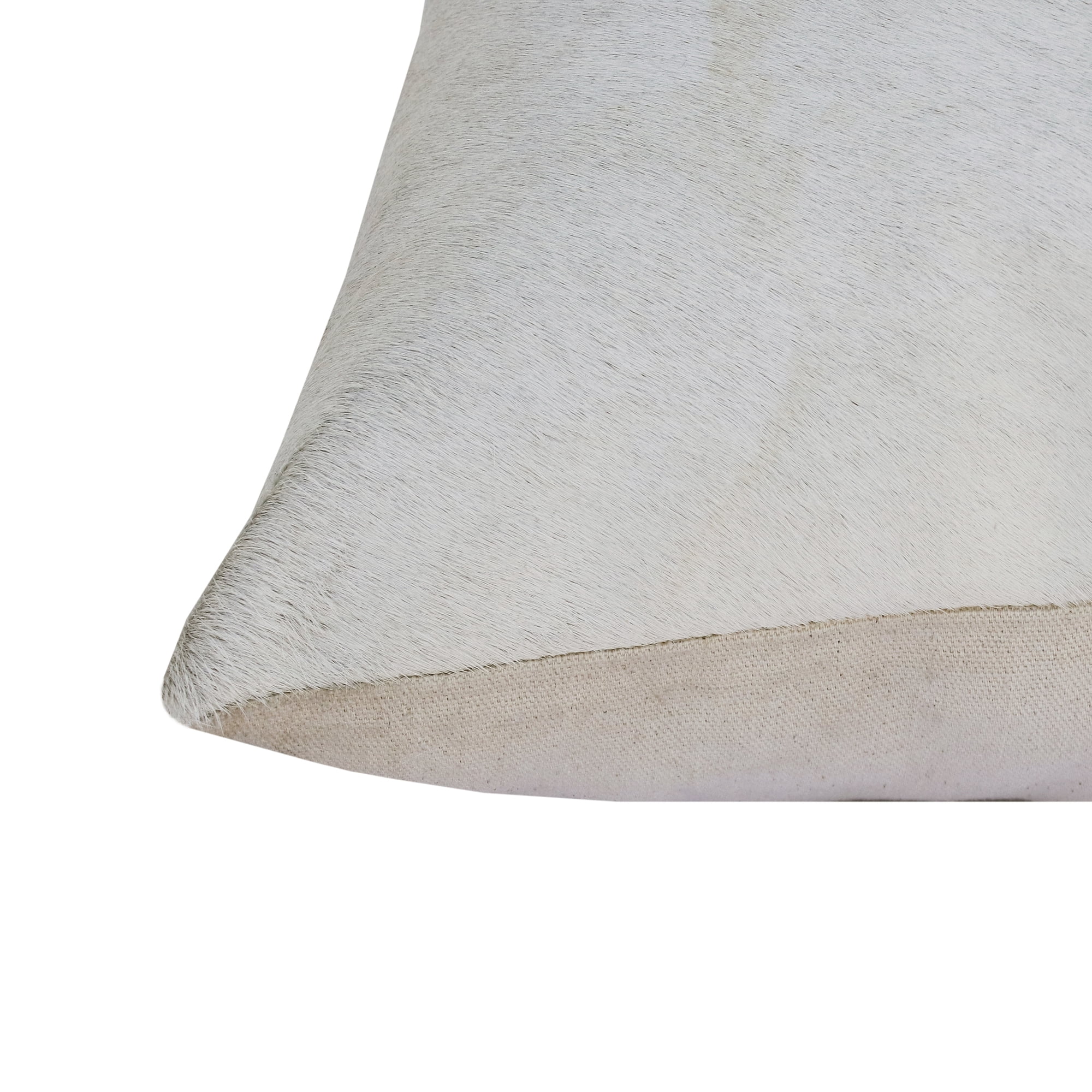 Harlow Hill Brody 16" x 24" Ivory Patchwork Wool and Faux Leather Adult Decorative Throw Pillow Cover