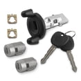 thumbnail image 2 of maXpeedingrods Ignition Switch Lock Cylinder 2 Front Door Lock Cylinders and Keys for Chevy Silverado, Tahoe, Suburban, GMC Sierra, Replaces OE# 704600, 702912, 598007 (No Chip), 2 of 9