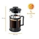 thumbnail image 3 of Cafetera Bazzeff Prensa Francesa de Vidrio para Café negro 1 Lt Bazzeff HO014f, 3 of 4