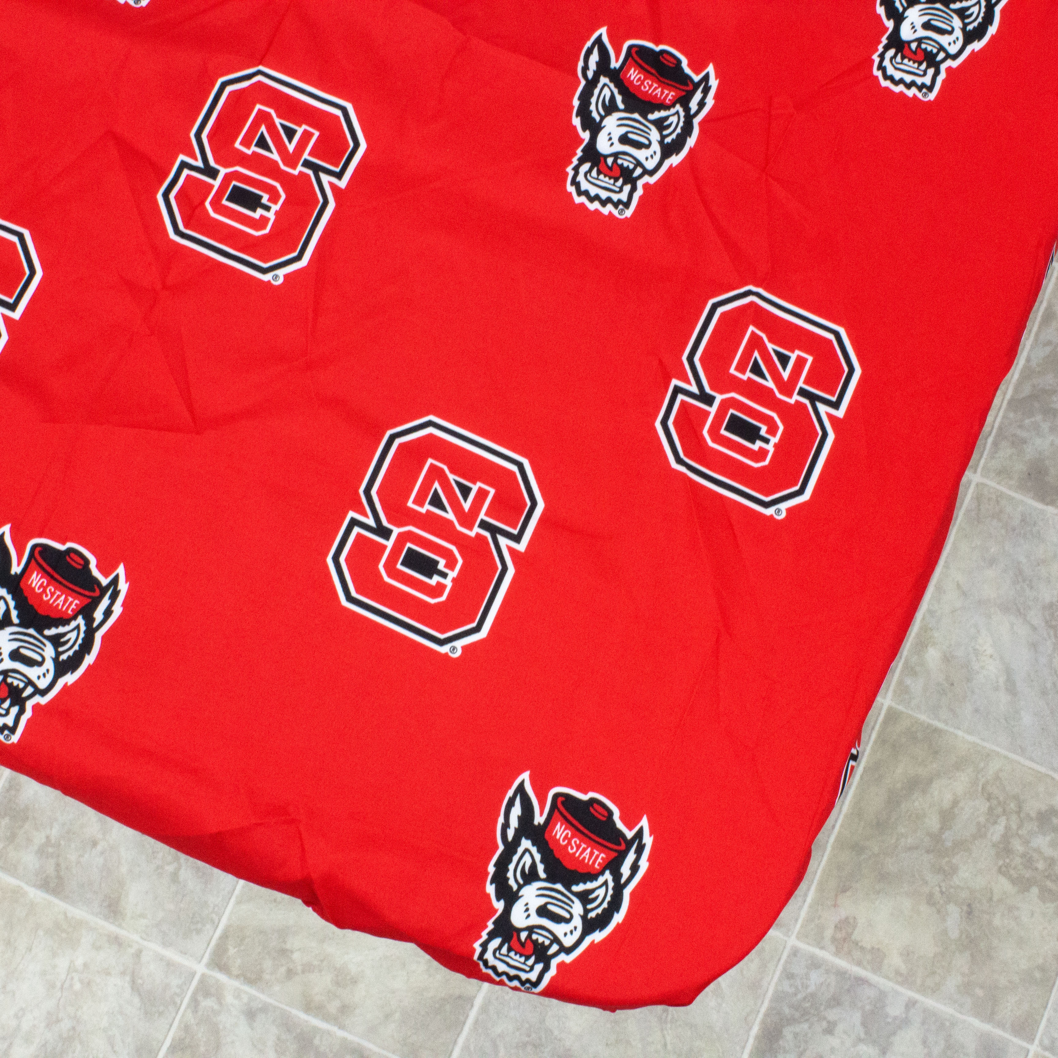 College Covers North Carolina State Wolfpack Tailgate Fitted Tablecloth, 72" x 30", 6 ft Table Cover