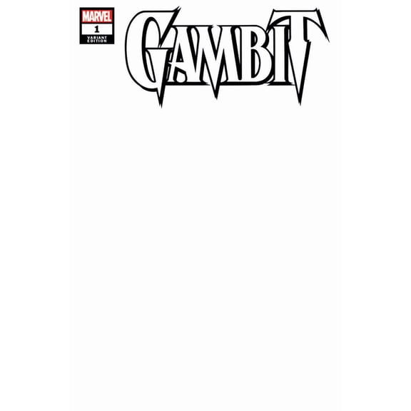 Gambit 1 Unknown Comics Blank Exclusive Var (07/06/2022) (07/27/2022)