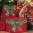 thumbnail image 3 of ColoMX 2 rollos Partido de nieve Patrón de copos de nieve Decoración colgante Diseño de la fiesta de la fiesta brillante, 3 of 7