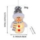 thumbnail image 2 of Xihbxyly Adorno Navideño Luminoso de Muñeco de Nieve, Figura de Tarro Transparente, Decoración para Árbol Festivo, Luz a Pilas, Decoración Navideña para El Hogar y La Oficina, Perfecto para Regalos d, 2 of 2