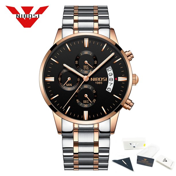 NIBOSI Relogio Masculino Relojes para hombre Marca de lujo Famoso reloj para hombre Moda Casual Cronógrafo Militar Reloj de pulsera de cuarzo Tan Jianjun unisex