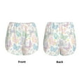 thumbnail image 6 of Uemuo Colorful Butterfly Pattern Women's Athletic Shorts High Waisted Running Shorts with Liner Pockets Gym Elastic Workout Shorts-XX-Large, 6 of 9