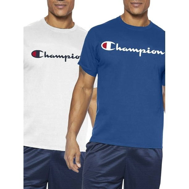 Champion Big and Tall Graphic Script Tees, 2 Pack Sizes LT to 6X Walmart.com