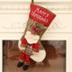 thumbnail image 5 of Calcetín de Navidad Decorativo Bolsa de dulces Colgante de tela Adorno navideño para la oficina en casa, Papá Noel, Muñeco de nieve, Animal Eigraketly HA000916-04B, 5 of 7
