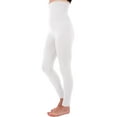 thumbnail image 2 of 3-Pack Women High Waist Fleece Lined Tummy Control Full Length Leggings Winter Compression Top Legging Pants, 2 of 6