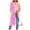 Hot Pink, variant on Hoodies for Women Zip Up Fleece Long Jacket Tie-Dye Tunic Sweatshirts Fall Winter Fashion Clothes Outwear With Pocket
