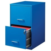 Cooper 2 Drawer File Cabinet in Blue