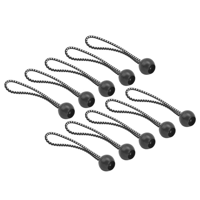 Ball Bungee Cords, High-density Multi-purpose Elastic Rope Ball for Tent Quick Installation for Tent for Canopy Black and White