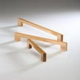 thumbnail image 2 of Manzoni MN0337-224-WNL Designer Wood 8-13/16" Center To Center Natural Wood Modern Square, 2 of 2