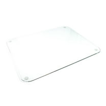Pemberly Row Contemporary Tempered Glass Craft Mat 20" x 36"