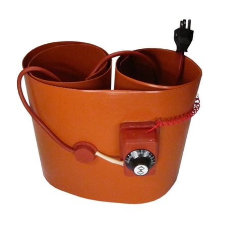 Oil Drum Heater Silicone Barrel Heat Pad Warmer Temparature Range 30℃-150℃ 110V 1.5KW